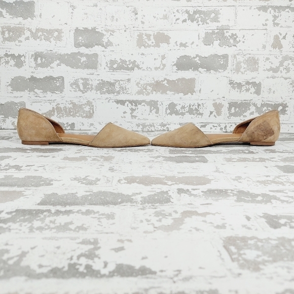 Steve Madden Khai Tan Pointy Toe Casual Comfy D'Orsay Summer Flats O117 - Picture 7 of 13